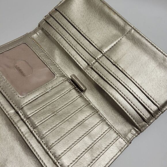 Nine West Plum & Gold Wallet - Picture 6 of 9
